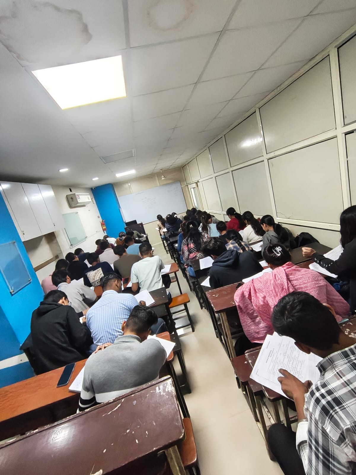 Entrance Academy Classroom - Students in exam
